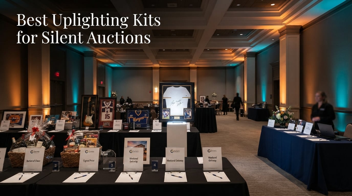 Best Uplighting Kits for Silent Auctions