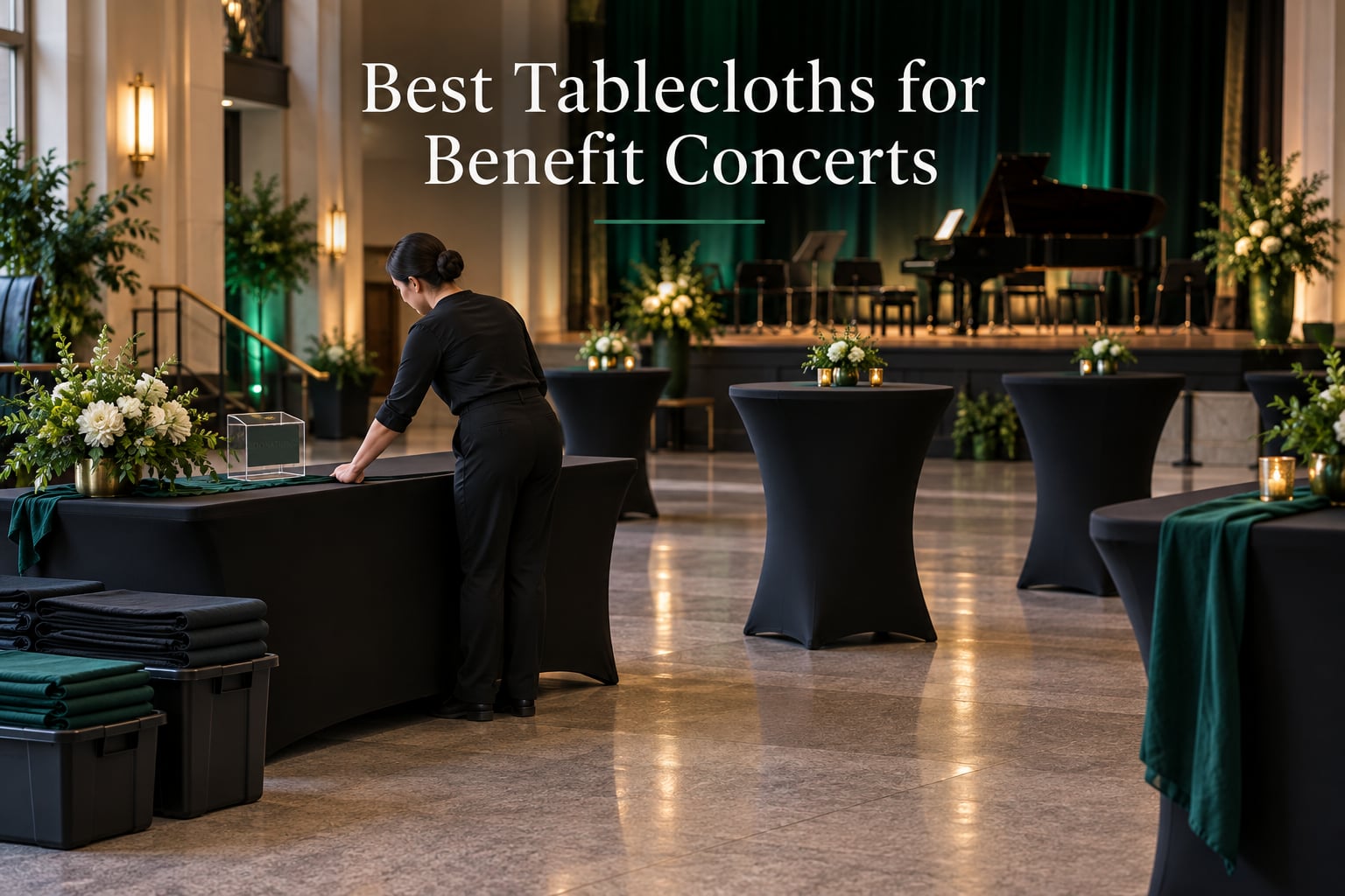 Best Tablecloths for Benefit Concerts