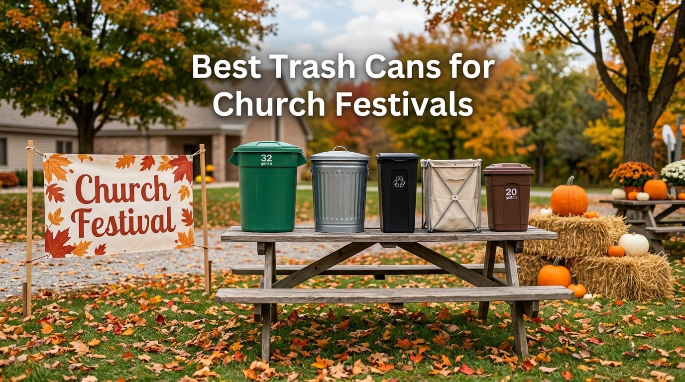 Best Trash Cans for Church Festivals